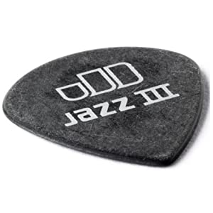 Jim Dunlop Tortex® Pitch Black Jazz III 1.14mm 12'li Set Pena - Thumbnail