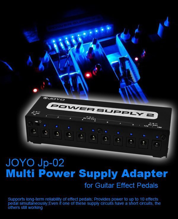 Joyo JP02 -10 Çıkışlı Power Supply Çoklu Adaptör - 2