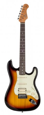 Kozmos KST-62HSS-GRWN-3TS 62 Stratocaster HSS Sunburst Elektro Gitar - 