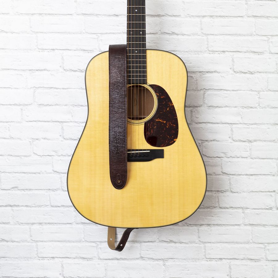 Martin 18A0100 Yumuşak Deri Kahverengi Gitar Askısı - 3