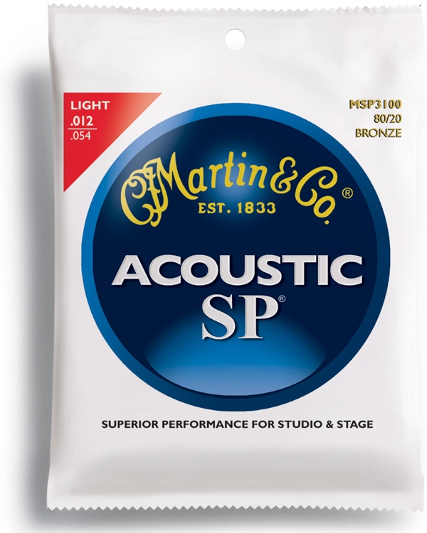 Martin Bronze MSP3100 Light Akustik Gitar Teli - 1