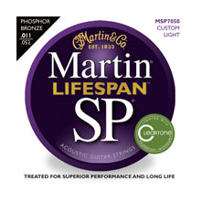 Martin Phosphor Bronze MSP7050 - 92/8 (Custom Light) 11-52 Akustik Gitar Teli - 1