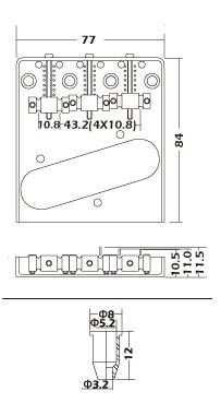 Mings TB001 Tele Stil Köprü - 2