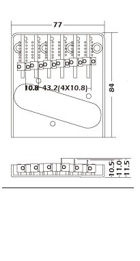 Mings TB002 Tele Stil Köprü - 2