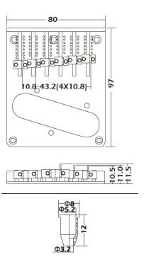 Mings TB003 Tele Stil Köprü - 2