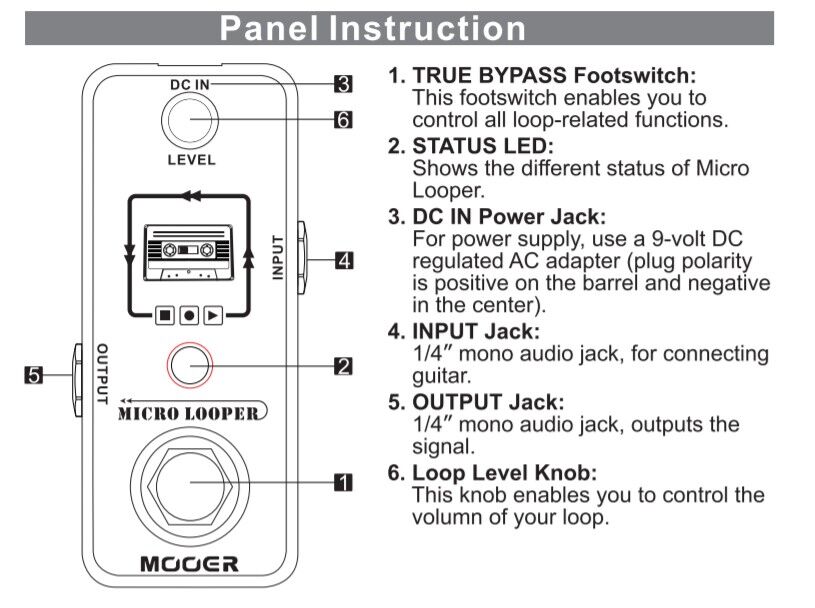 Mooer MLP1 Micro Loop Pedalı - 3