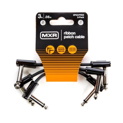 MXR 3PDCPR03 8cm Ribbon Pedal Ara Kablosu (3'lü Paket) - MXR