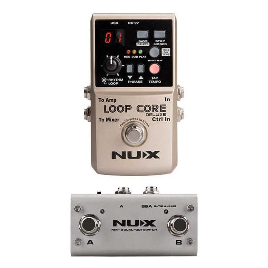 Nux Loop Core Deluxe Looper ve Kontrol Pedalı - 1