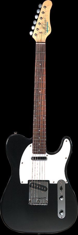 Oscar Schmidt OS-LT Black Telecaster Gitar - 2