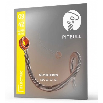Pitbull - Pitbull Silver Series SEG 09-42 SL Elektro Gitar Takım Tel