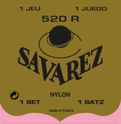 Savarez 520R Perdesiz Normal Tansiyon Klasik Gitar Tel Takımı - Savarez