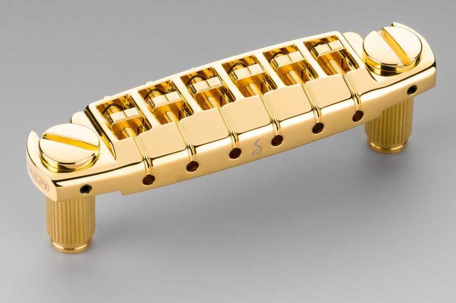 Schaller Signum Les Paul Stil Elektro Gitar Köprüsü (Gold) - 1