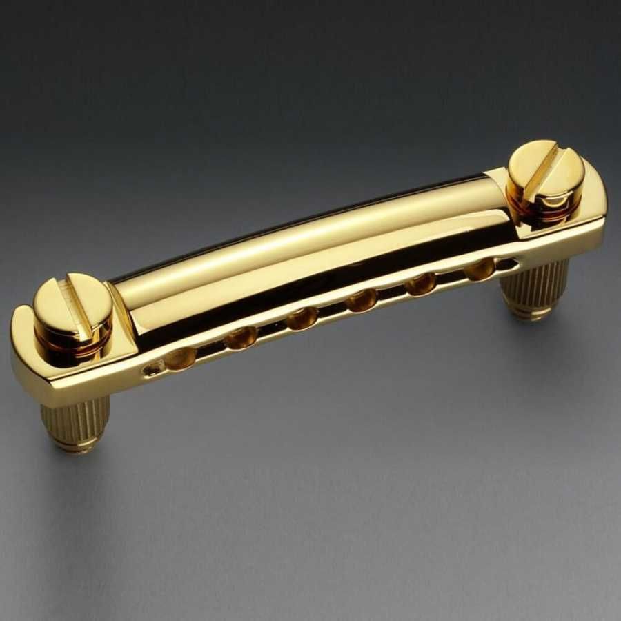 Schaller Tune-O-Matic Köprü Tailpiece Stoper (Gold) - 1