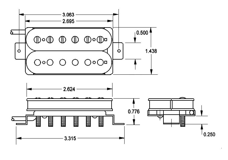 Seymour Duncan SH-4JB Humbucker Bridge-Köprü Manyetik - 2