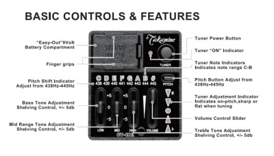 Takamine TP0891 CT4-DX Preamp - 2