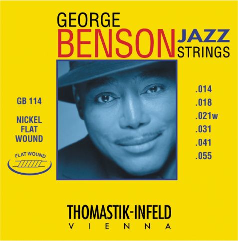 Thomastik GB114 George Benson Jazz Gitar Takım Tel - 1