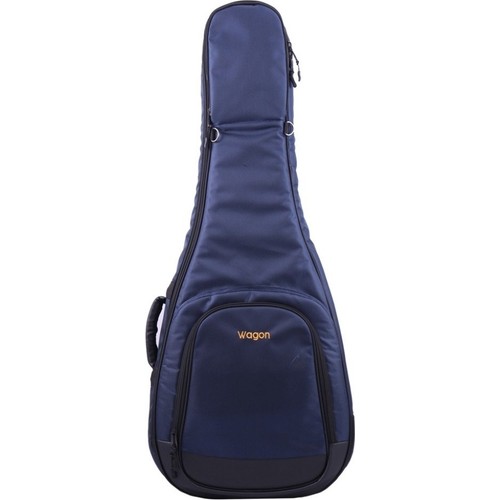 Wagon 05 Serisi Kalın Mavi Akustik Gitar Taşıma Çantası-Gigbag - 1