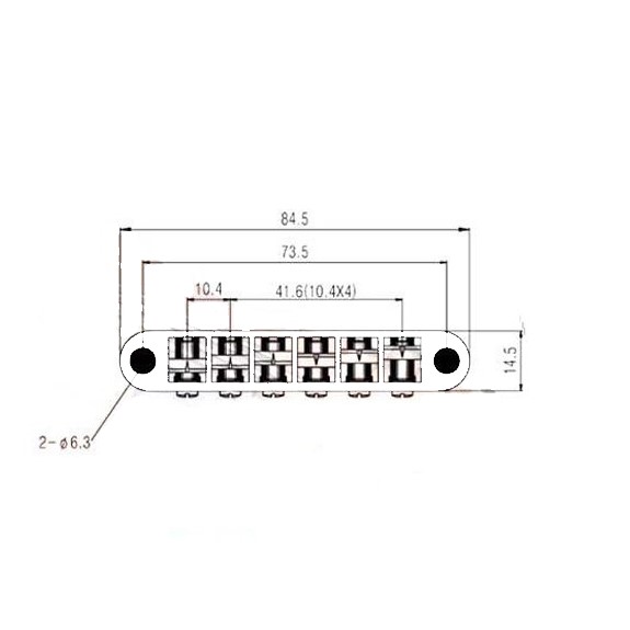 Wilkinson WOGB2 Tune O Matic Köprü - 2